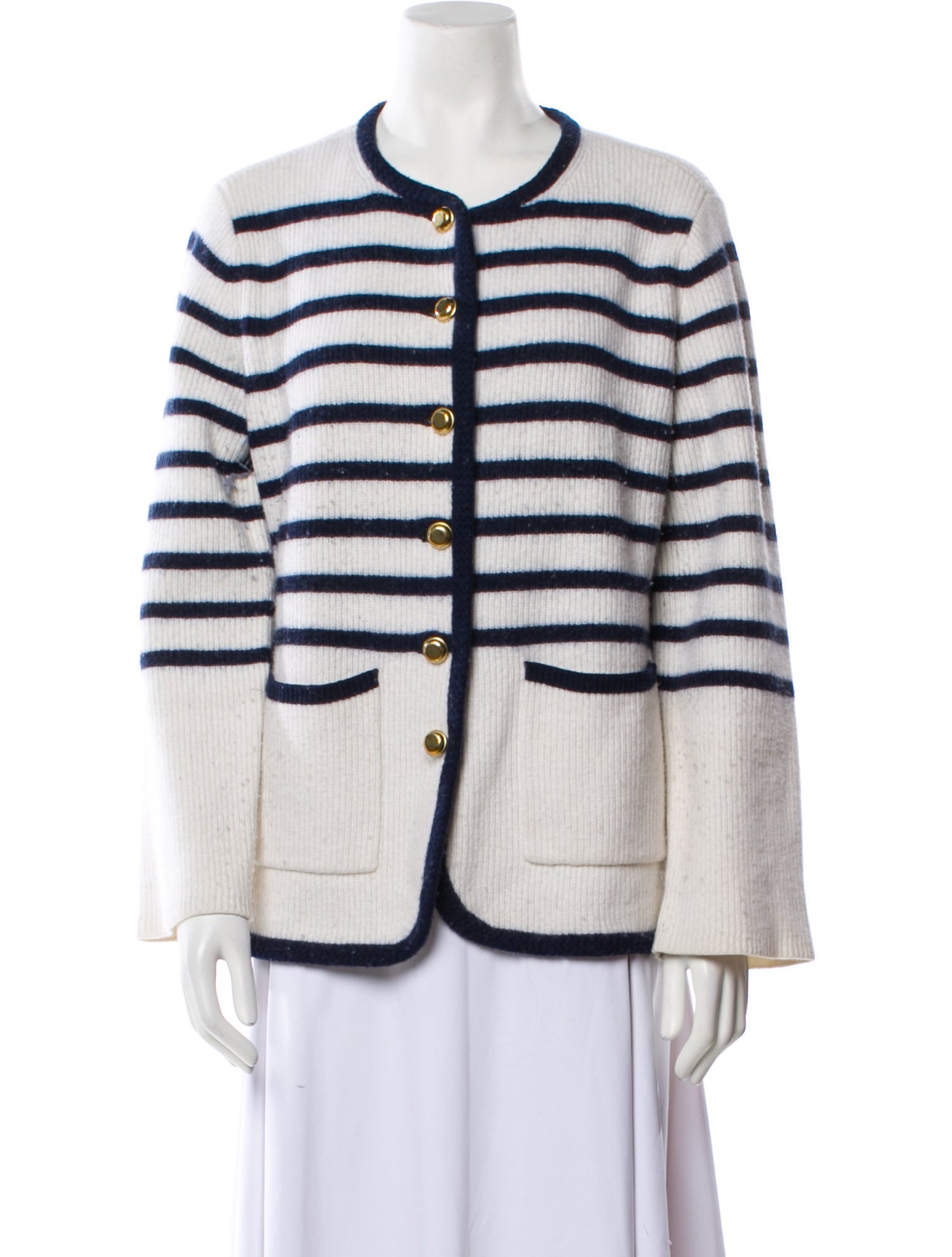 Rag & Bone Striped Scoop Neck Sweater