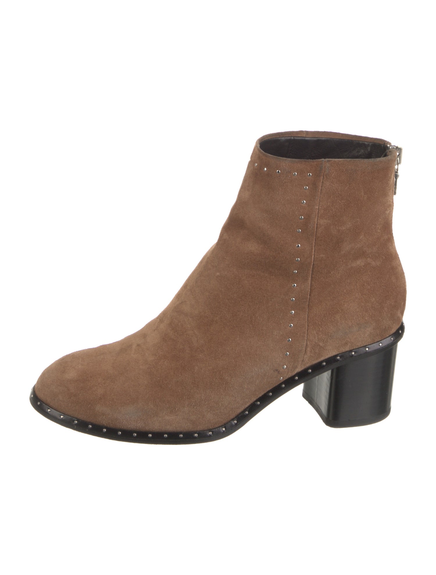 Rag & Bone Suede Studded Accents Boots