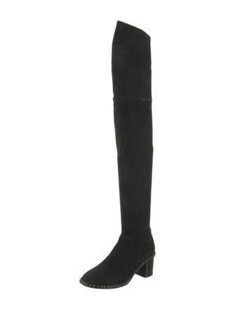 Rag & Bone Suede Studded Accents Boots