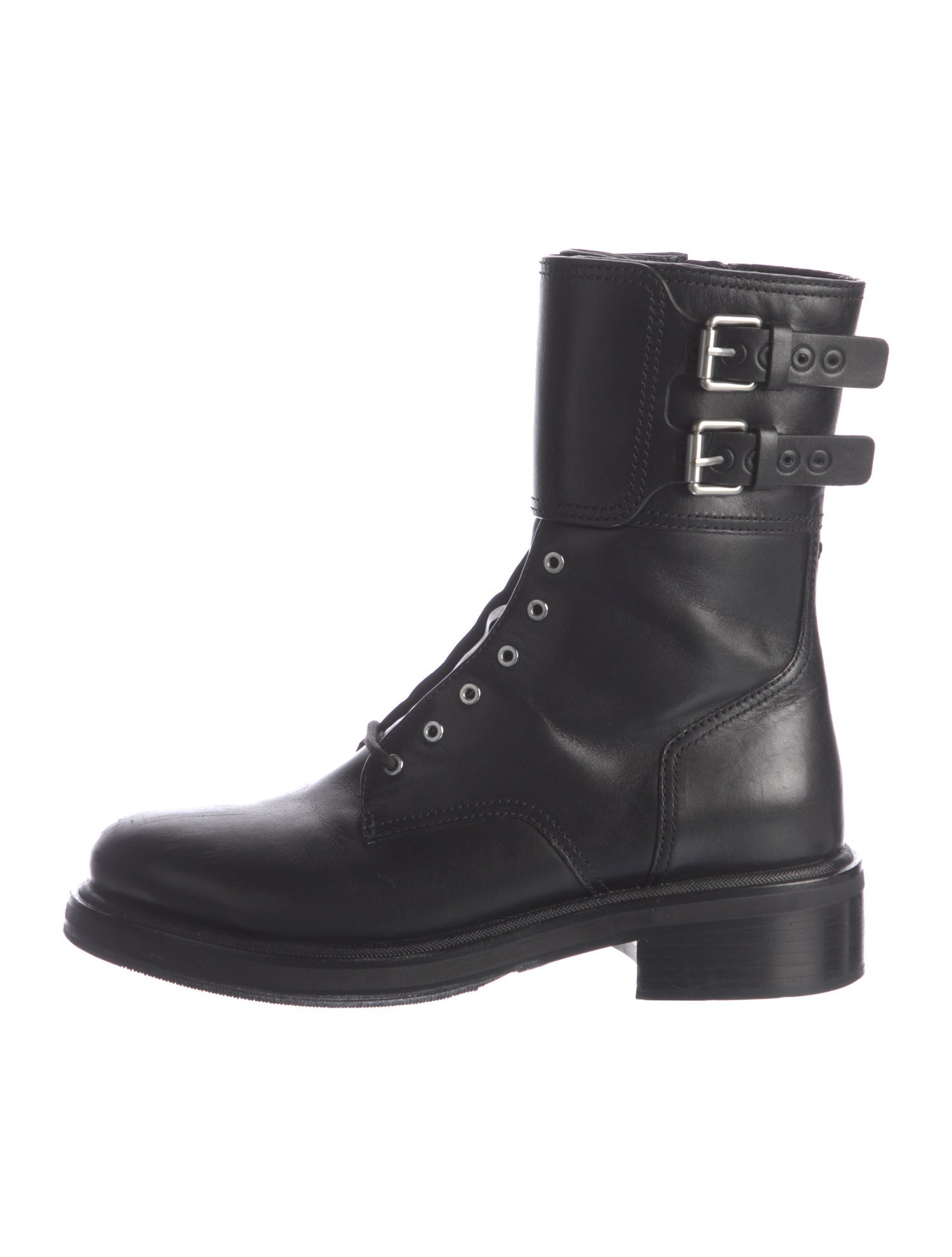 Rag & Bone Leather Combat Boots