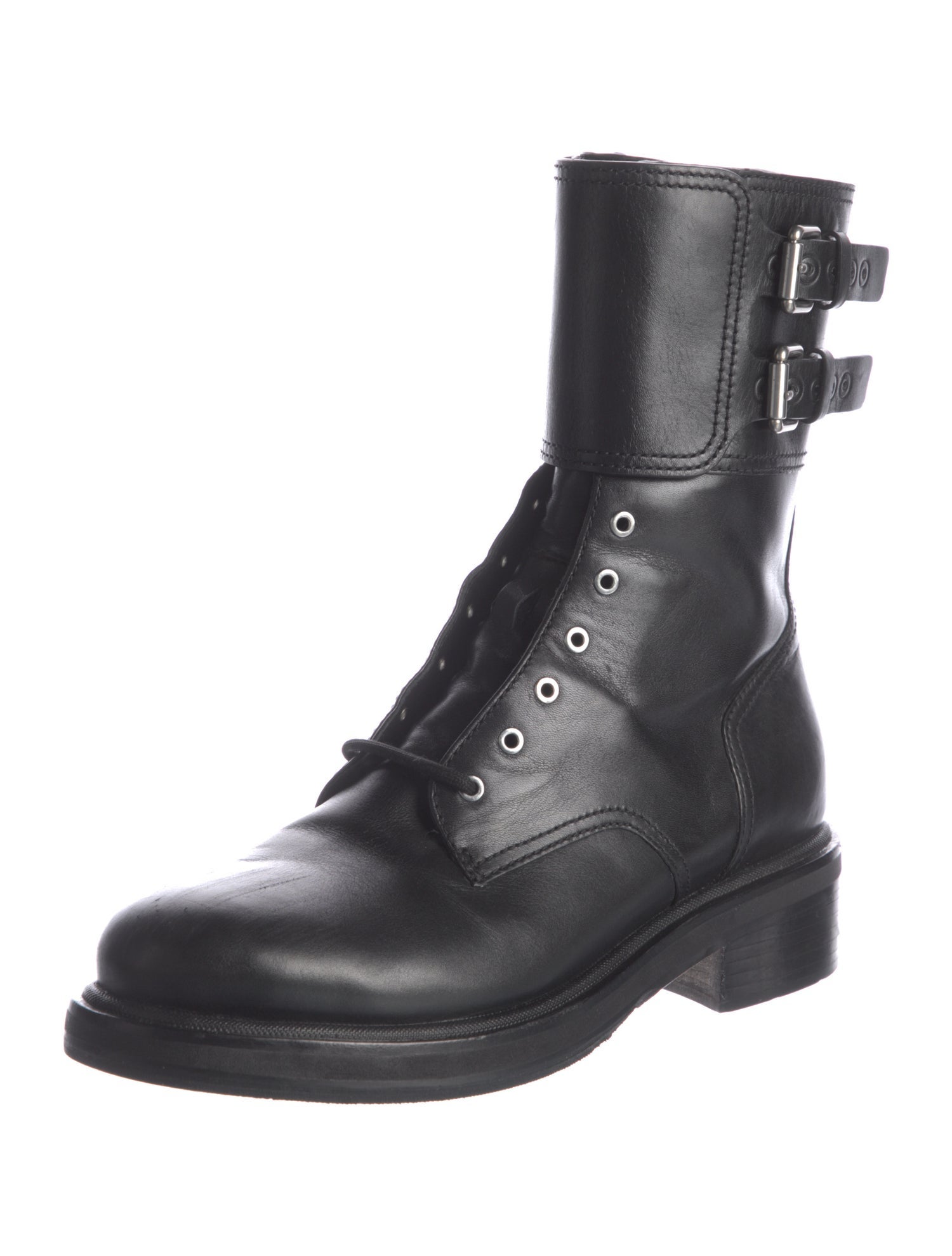 Rag & Bone Leather Combat Boots