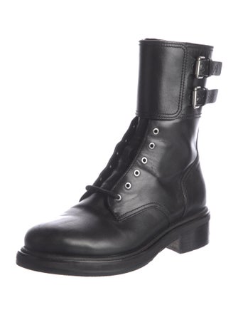 Rag & Bone Leather Combat Boots