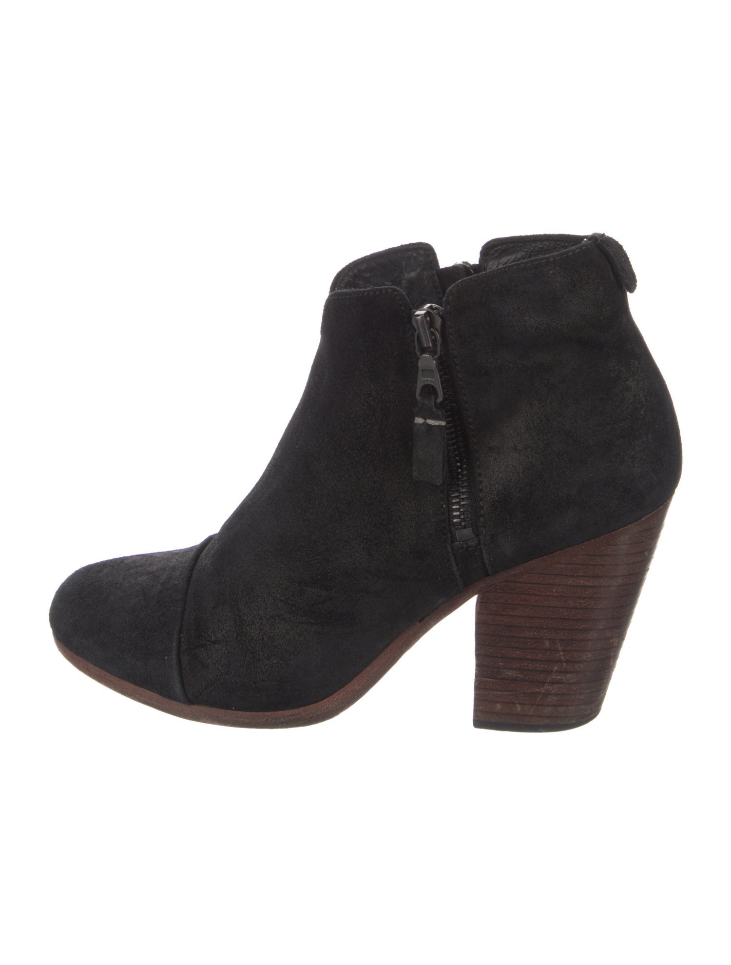 Rag & Bone Suede Colorblock Pattern Boots