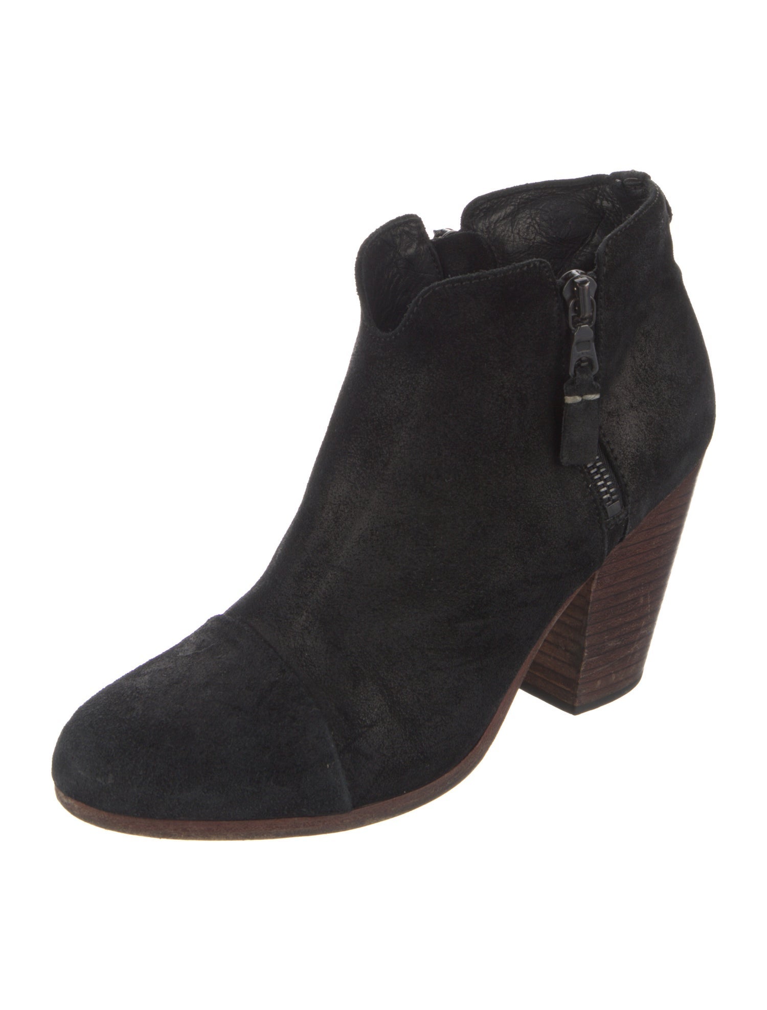 Rag & Bone Suede Colorblock Pattern Boots