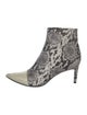 Rag & Bone Leather Animal Print Boots