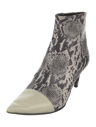Rag & Bone Leather Animal Print Boots
