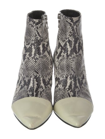 Rag & Bone Leather Animal Print Boots
