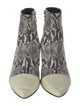 Rag & Bone Leather Animal Print Boots