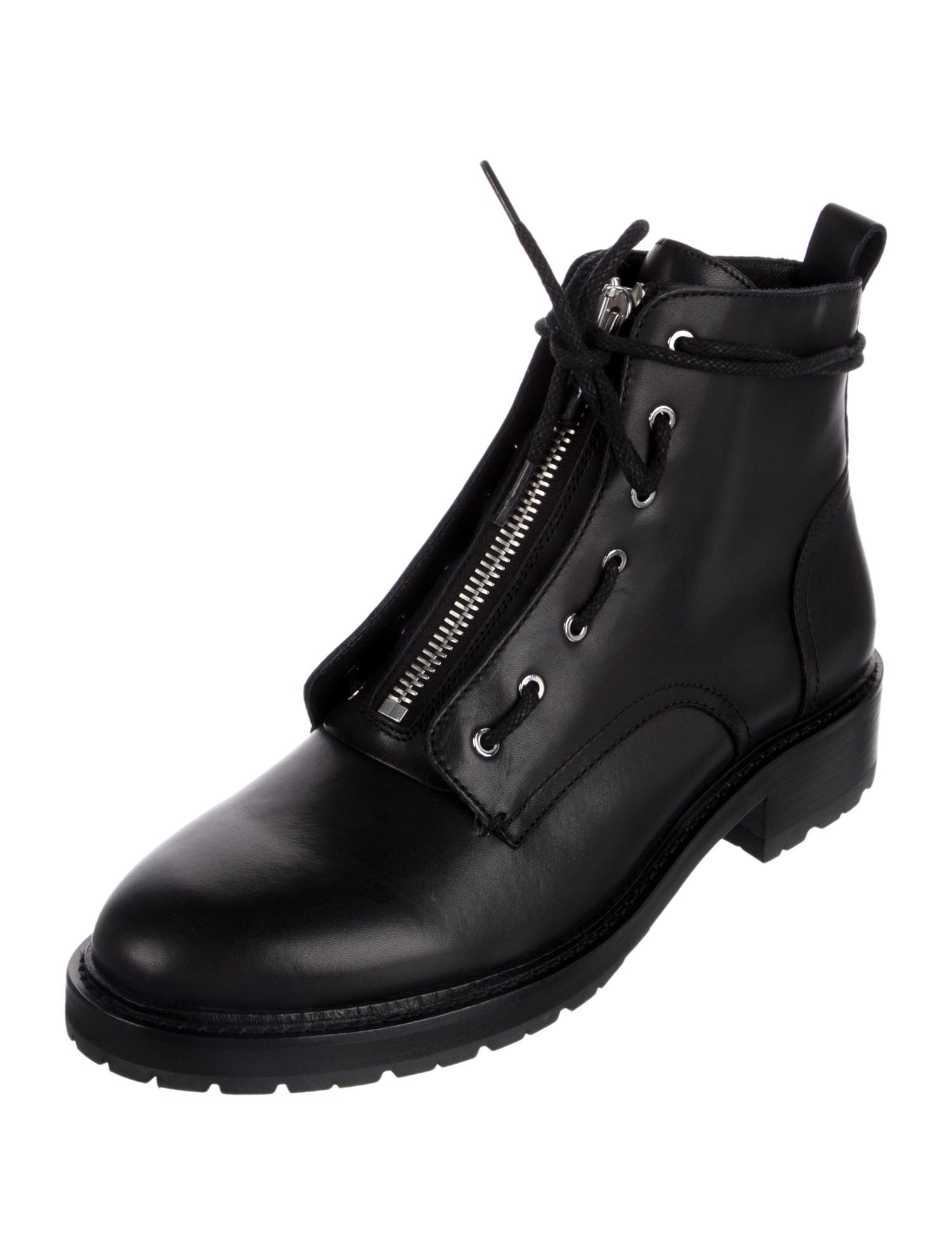 Rag & Bone Leather Combat Boots
