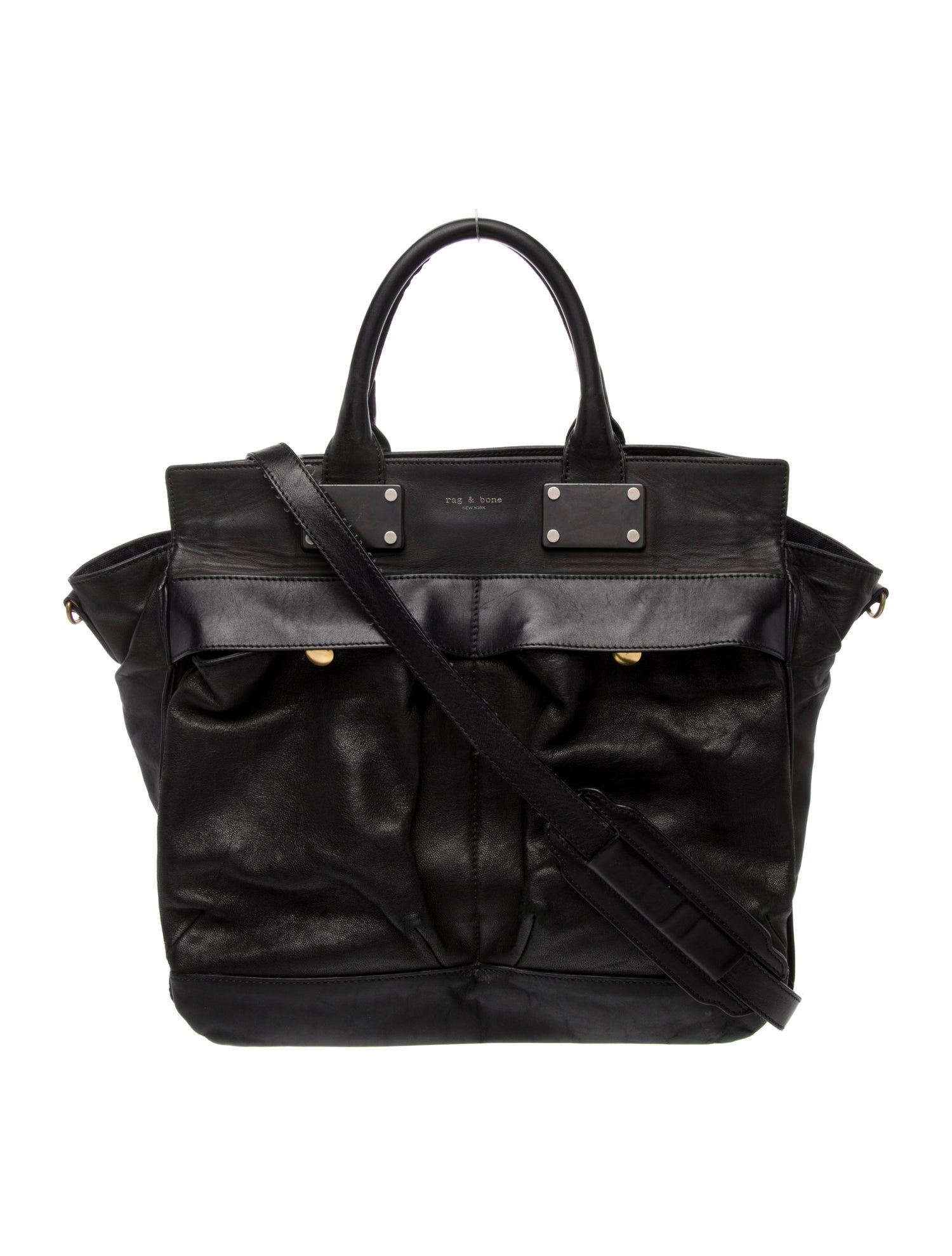 Rag & Bone Leather Top Handle Bag