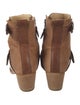 Rag & Bone Suede Colorblock Pattern Moto Boots