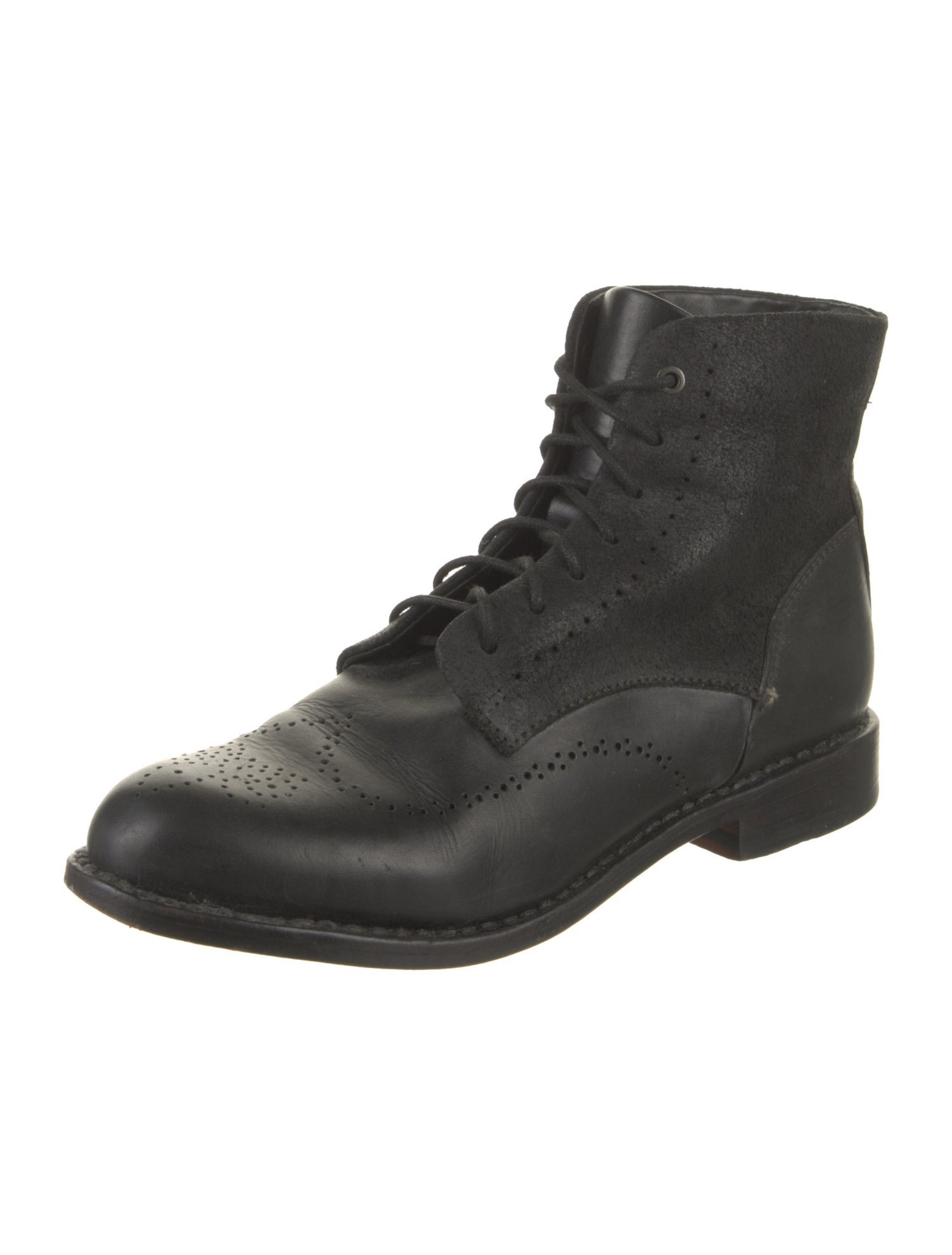 Rag & Bone Leather Combat Boots