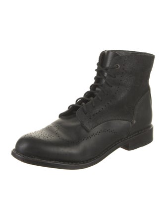 Rag & Bone Leather Combat Boots
