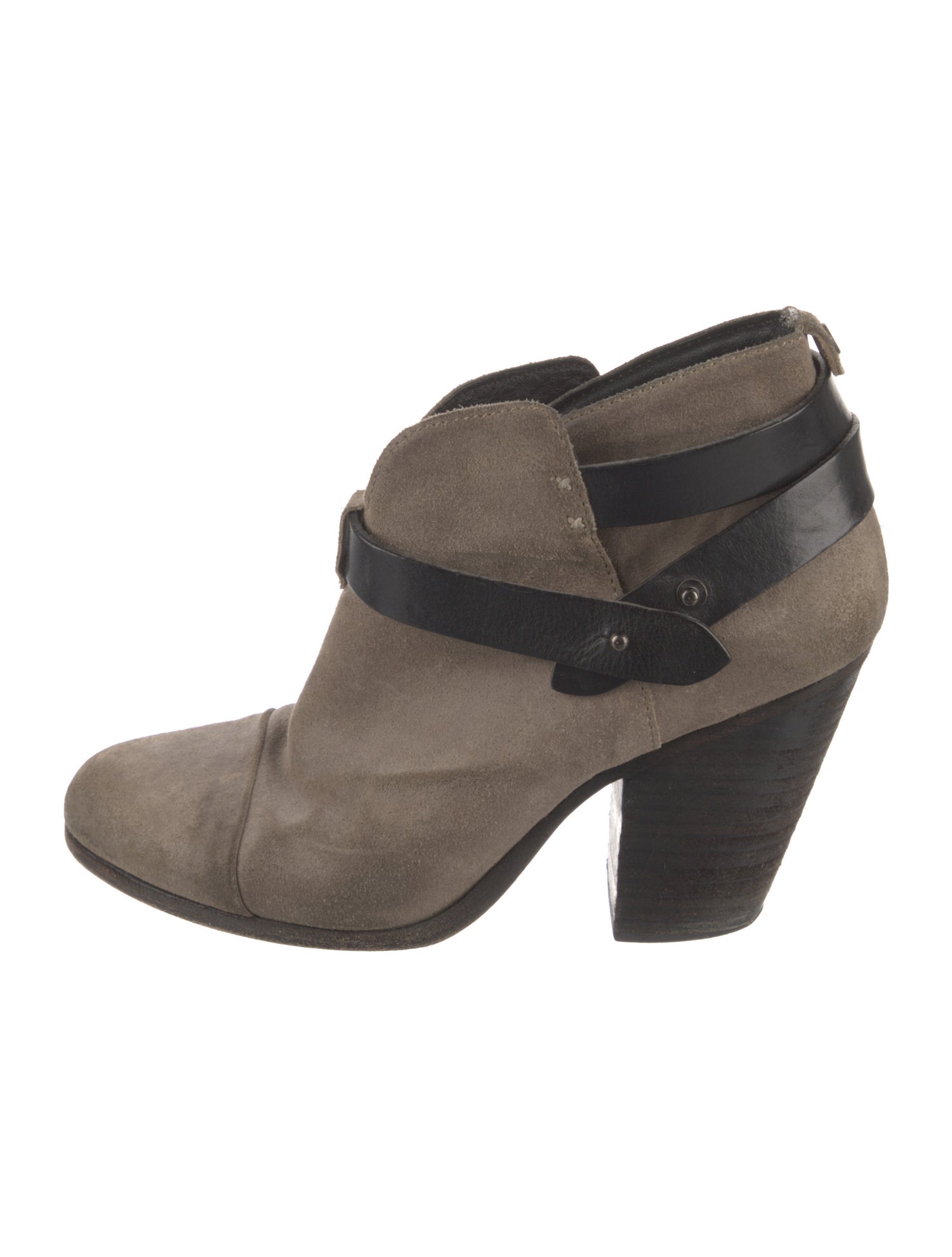 Rag & Bone Suede Colorblock Pattern Boots