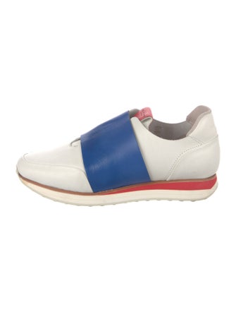 Rag & Bone Leather Colorblock Pattern Sneakers