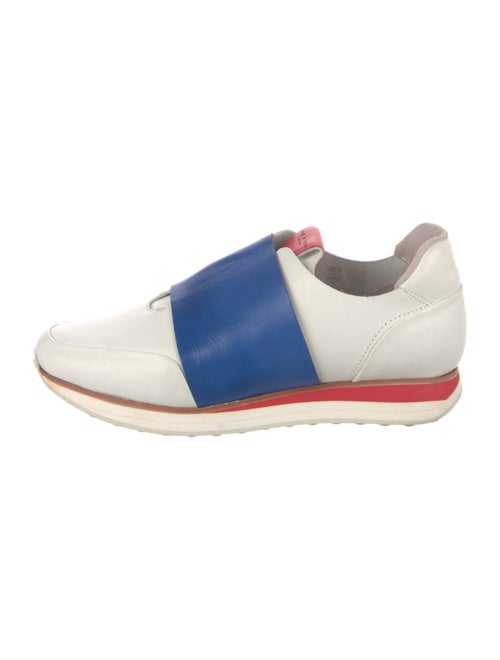 Rag & Bone Leather Colorblock Pattern Sneakers