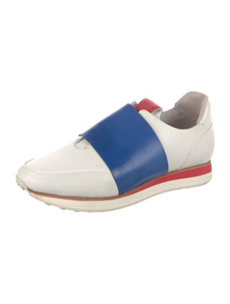 Rag & Bone Leather Colorblock Pattern Sneakers