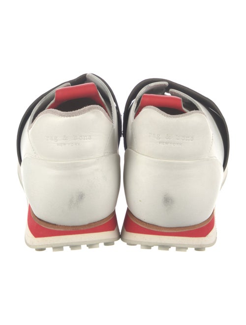 Rag & Bone Leather Colorblock Pattern Sneakers