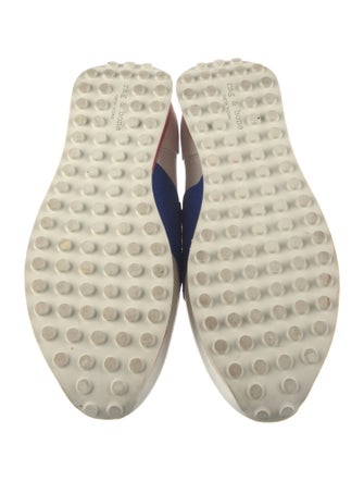 Rag & Bone Leather Colorblock Pattern Sneakers