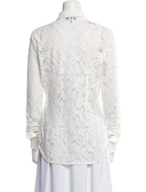 Rag & Bone Lace Lace Pattern Button-Up Top