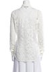 Rag & Bone Lace Lace Pattern Button-Up Top