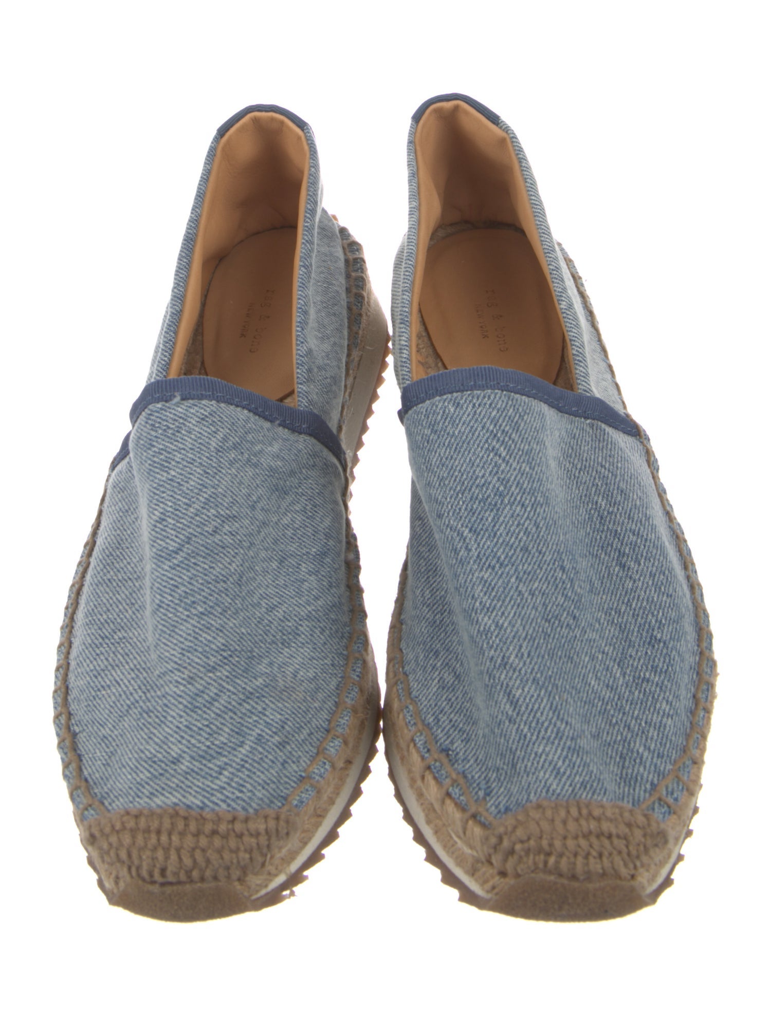 Rag & Bone Denim Printed Espadrille Sneakers