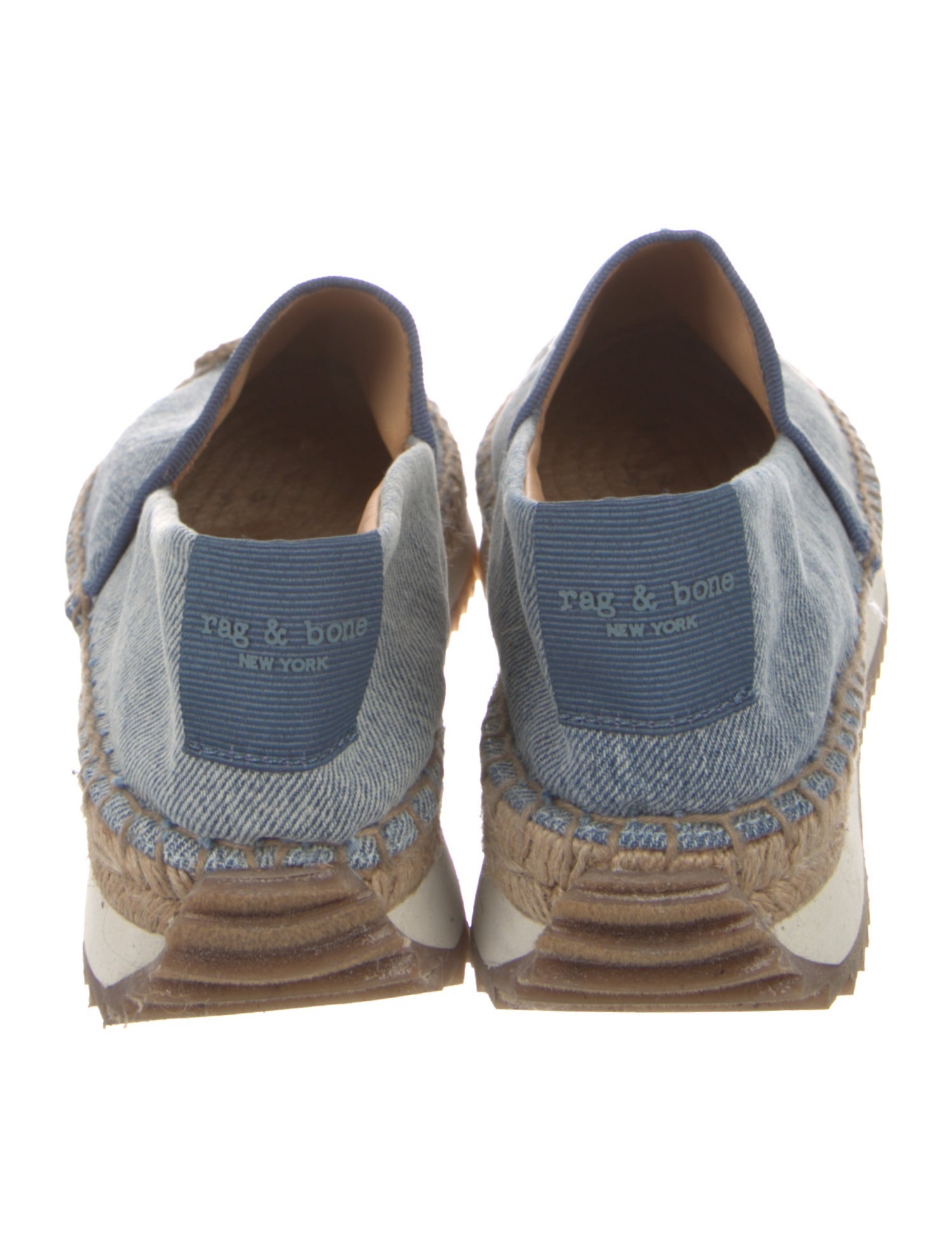 Rag & Bone Denim Printed Espadrille Sneakers