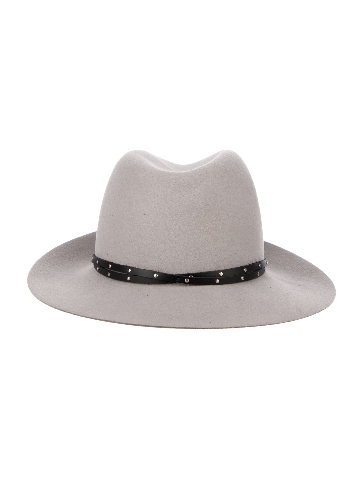 Rag & Bone Leather Trim Wool Sun Hat