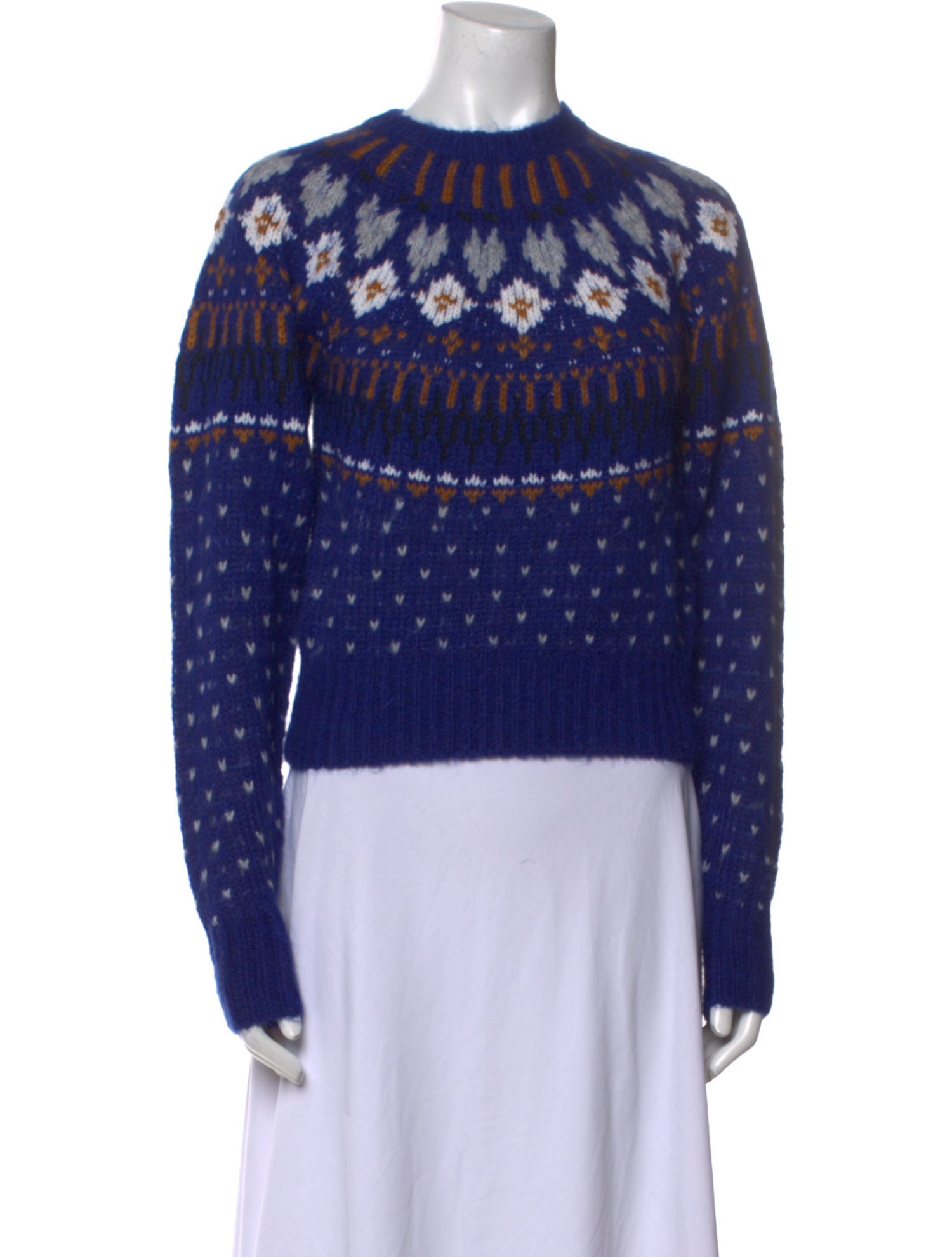 Rag & Bone Printed Crew Neck Sweater w/ Tags