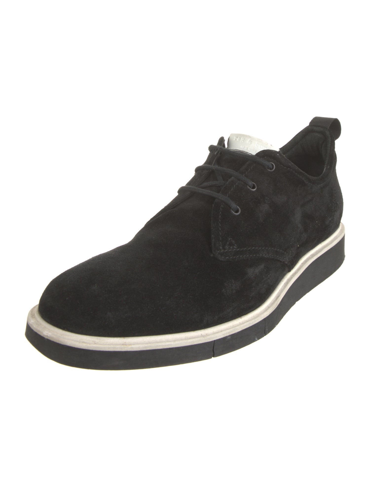 Rag & Bone Suede Leather Trim Embellishment Sneakers