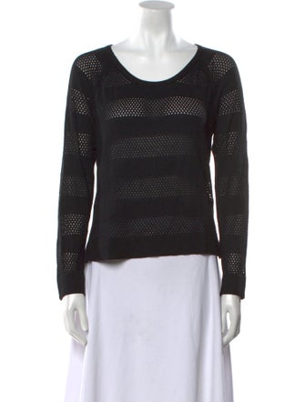 Rag & Bone Striped Scoop Neck Sweater