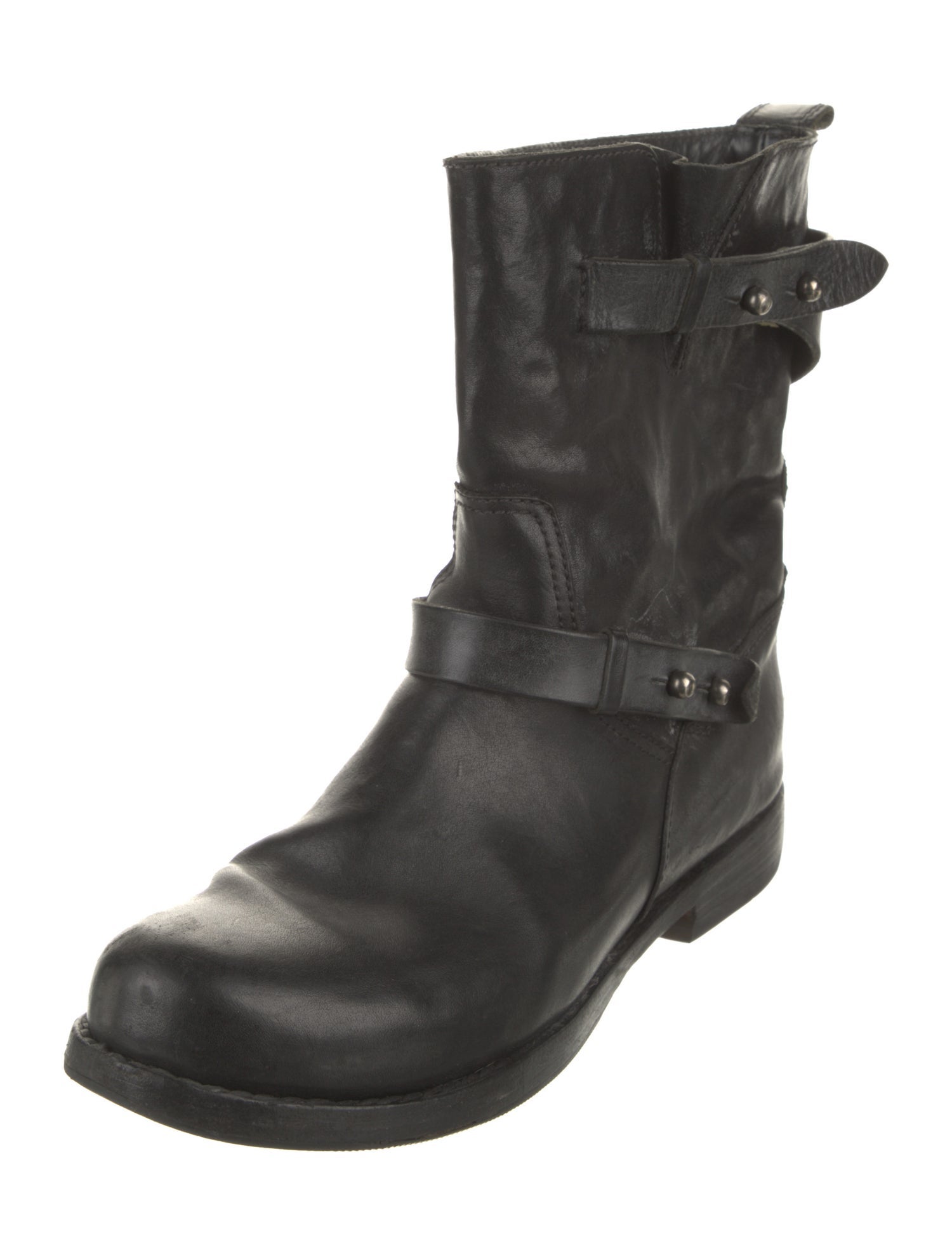 Rag & Bone Leather Moto Boots
