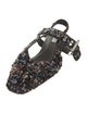 Rag & Bone Tweed Pattern Sequin Embellishments Slingback Flats