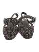 Rag & Bone Tweed Pattern Sequin Embellishments Slingback Flats