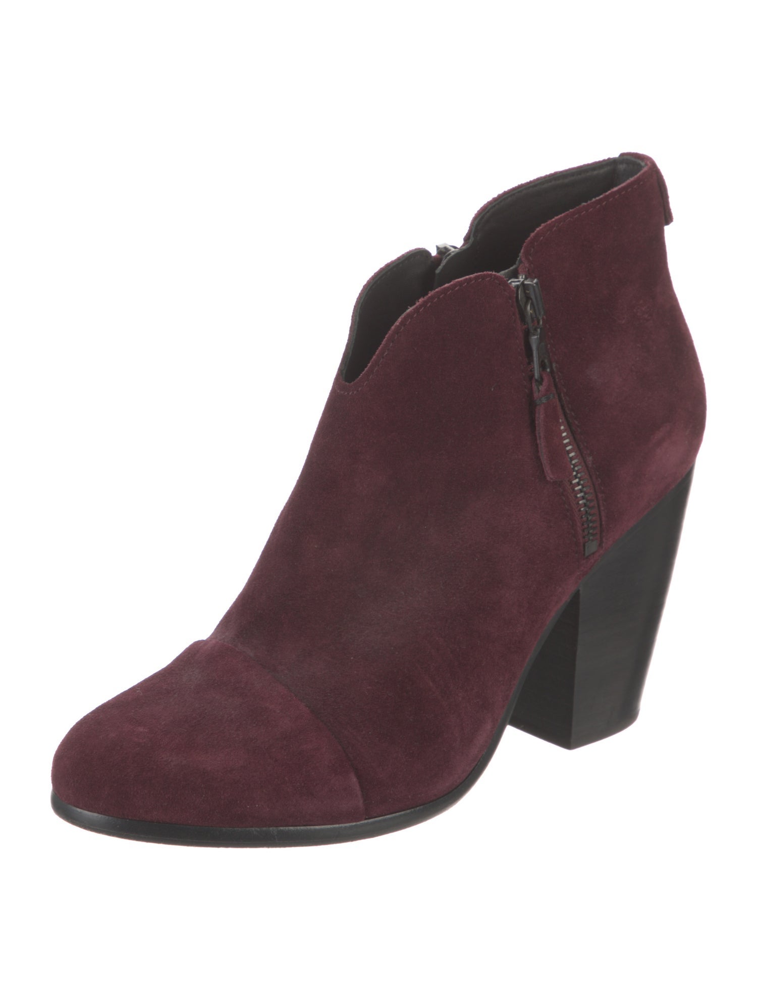Rag & Bone Suede Colorblock Pattern Boots