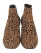 Rag & Bone Suede Animal Print Chelsea Boots