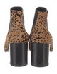 Rag & Bone Suede Animal Print Chelsea Boots