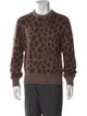 Rag & Bone Animal Print Crew Neck Pullover