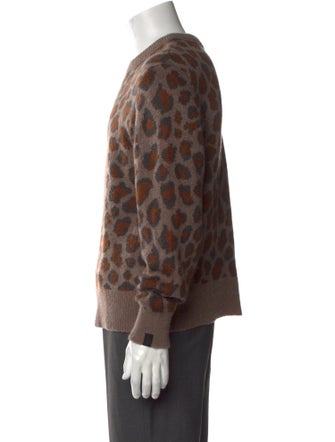 Rag & Bone Animal Print Crew Neck Pullover