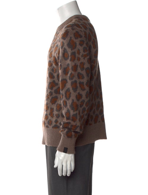 Rag & Bone Animal Print Crew Neck Pullover