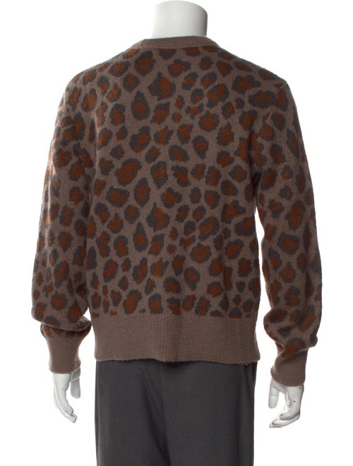 Rag & Bone Animal Print Crew Neck Pullover