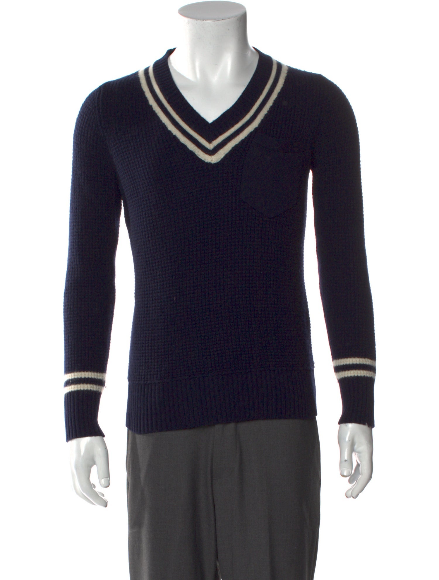 Rag & Bone Cashmere Striped Pullover