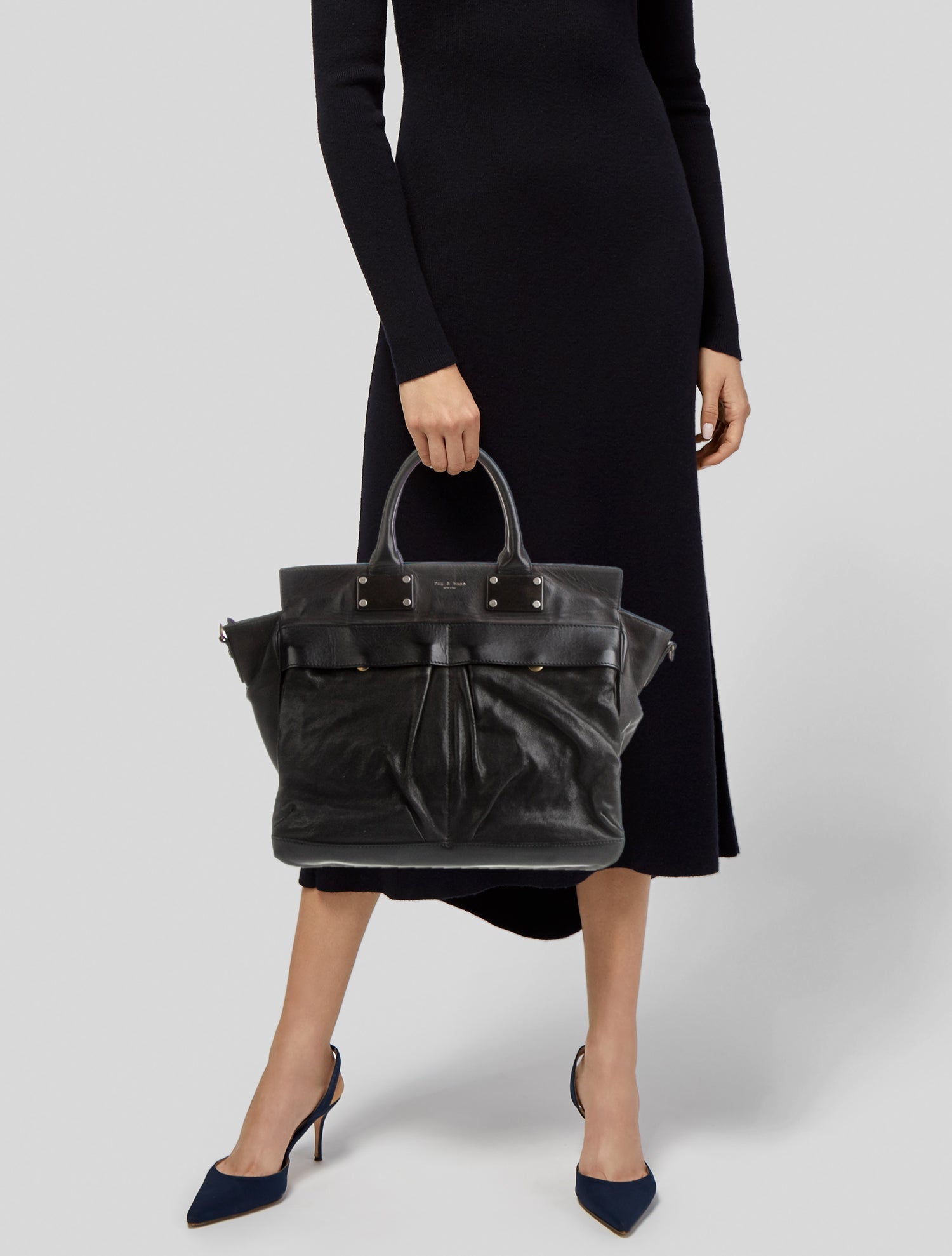 Rag & Bone Leather Top Handle Bag