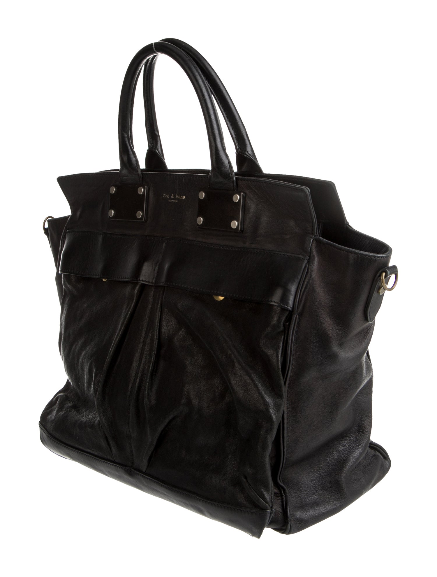 Rag & Bone Leather Top Handle Bag