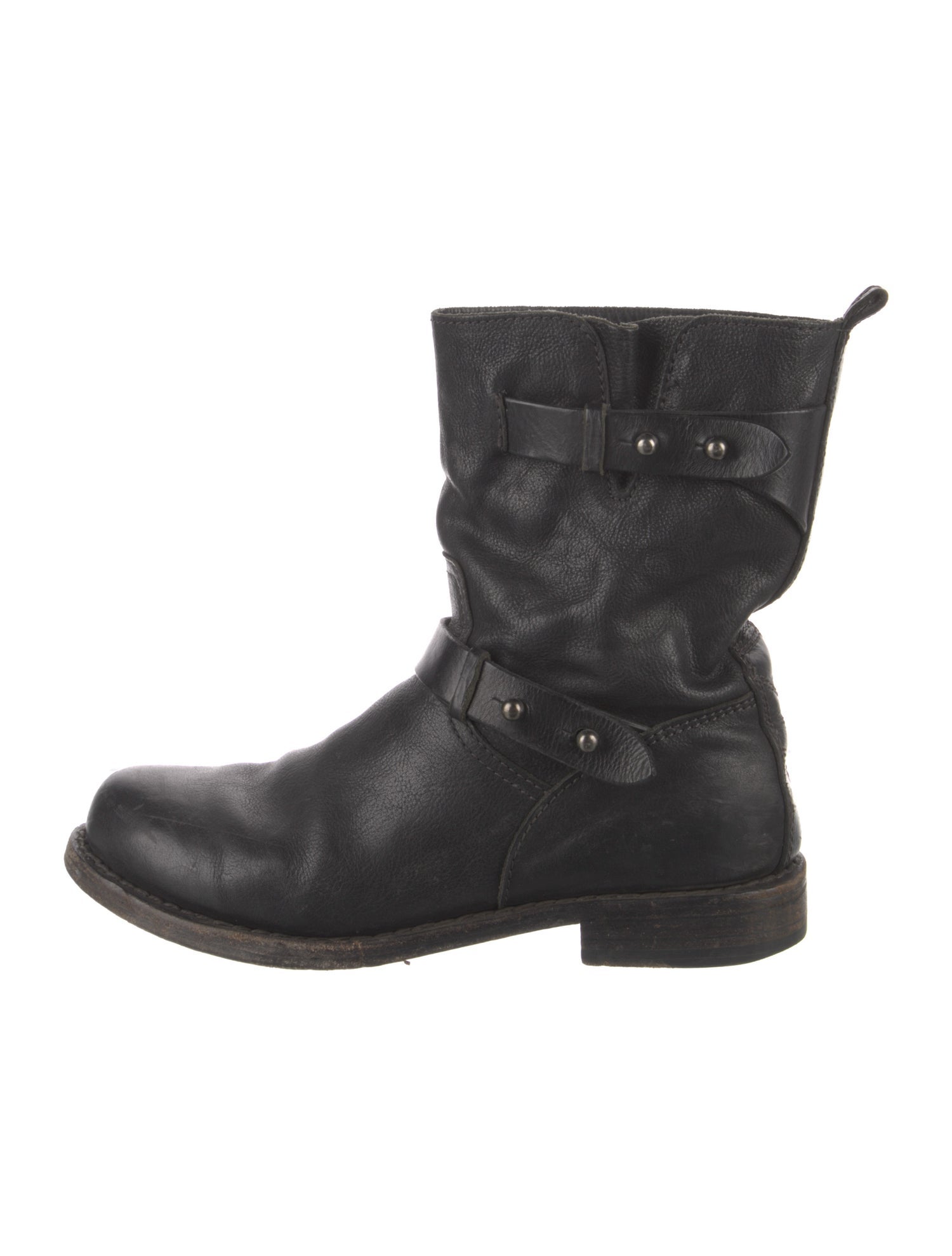 Rag & Bone Leather Moto Boots