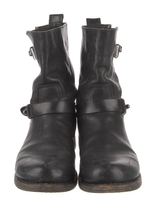 Rag & Bone Leather Moto Boots