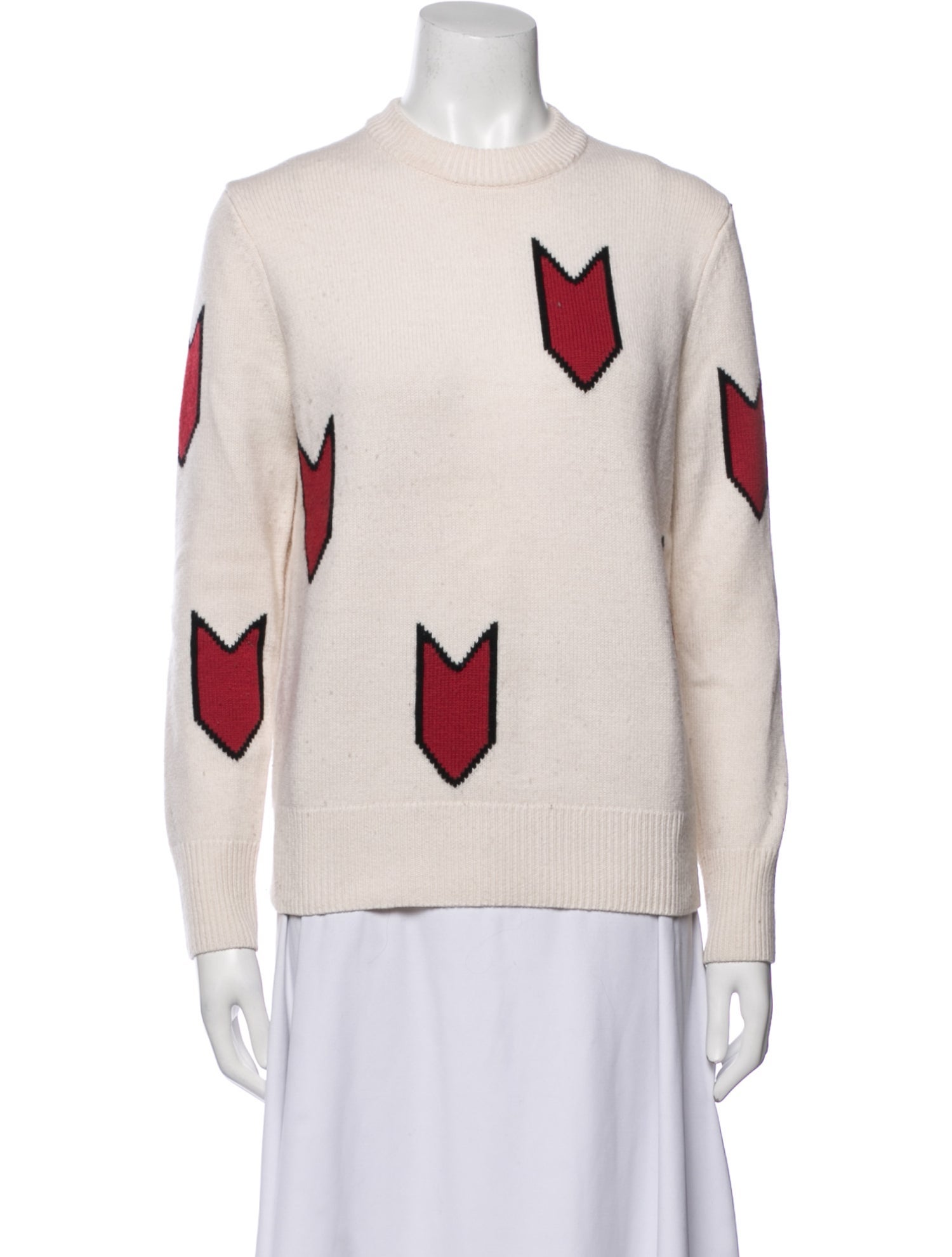 Rag & Bone Merino Wool Graphic Print Sweater