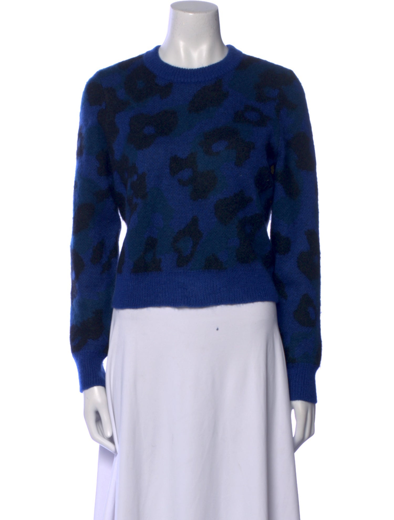 Rag & Bone Animal Print Crew Neck Sweater