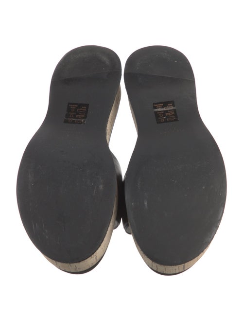 Rag & Bone Leather Colorblock Pattern Slides