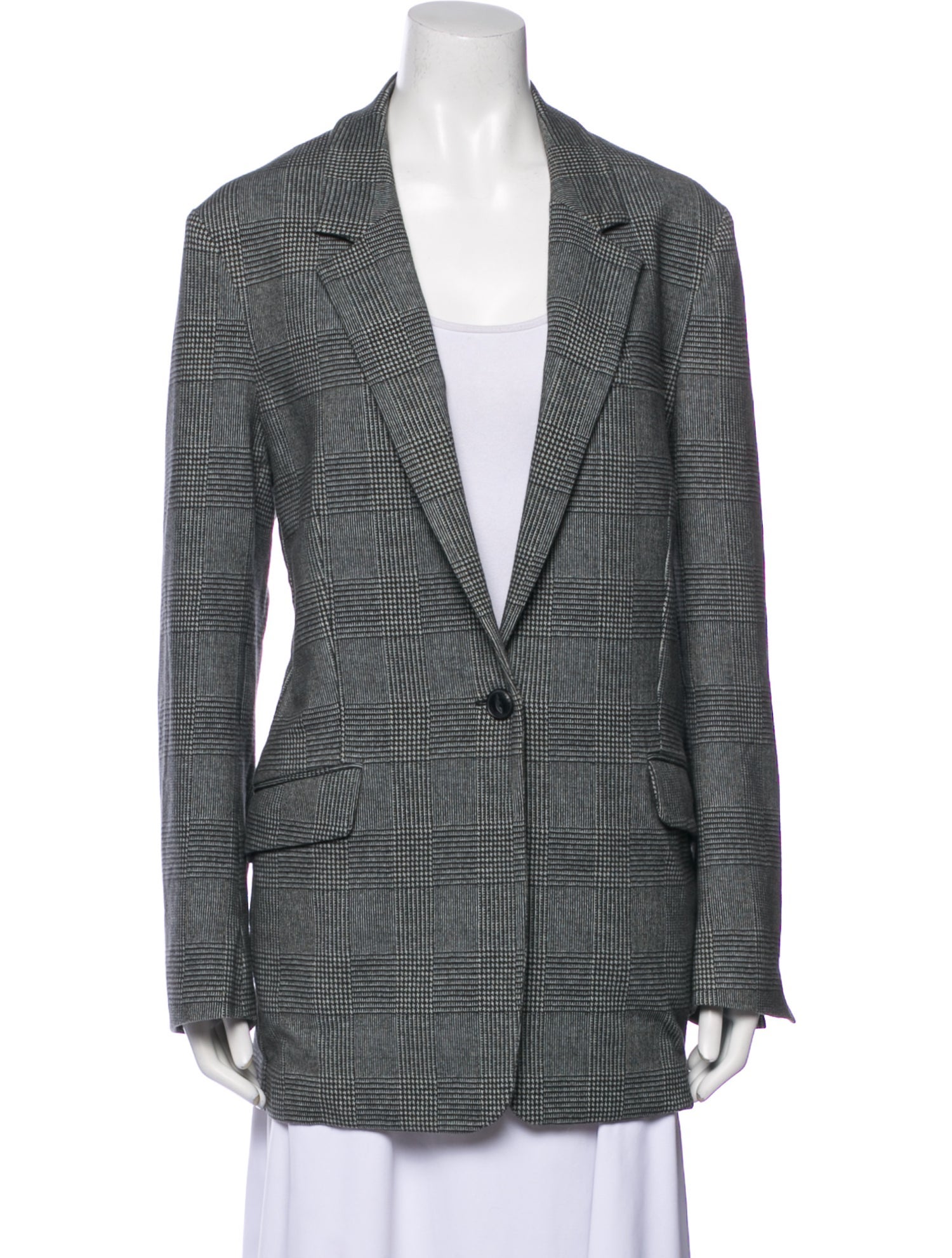 Rag & Bone Plaid Print Blazer